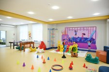 First VP Mehriban Aliyeva and her daughters, Leyla Aliyeva and Arzu Aliyeva, attend opening of nursery-kindergarten No. 352 in Baku (PHOTO)