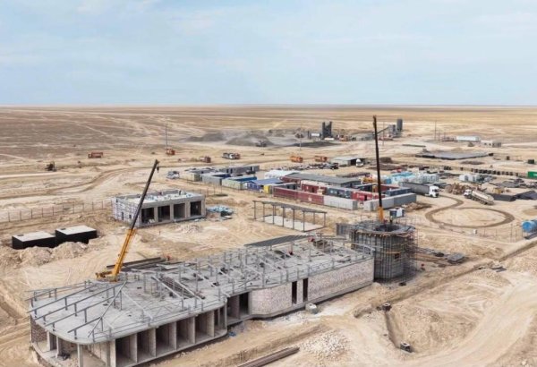 New airport construction nears halfway mark in Kazakhstan's Mangystau