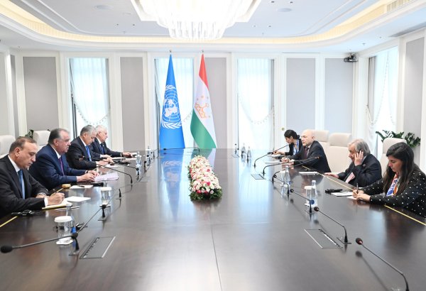 Tajikistan, UN discuss water, climate initiatives and sustainable development