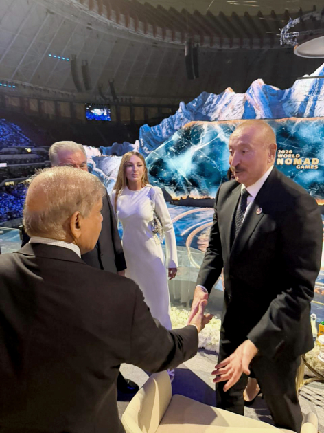 President Ilham Aliyev, and First Lady Mehriban Aliyeva attend opening ceremony of 6th World Nomad Games in Bishkek (PHOTO/VIDEO)