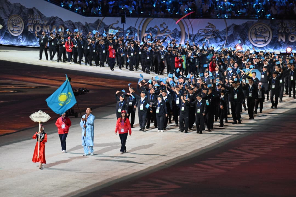 President Ilham Aliyev, and First Lady Mehriban Aliyeva attend opening ceremony of 6th World Nomad Games in Bishkek (PHOTO/VIDEO)