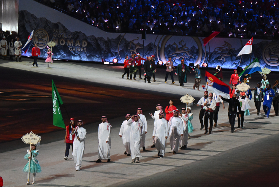 President Ilham Aliyev, and First Lady Mehriban Aliyeva attend opening ceremony of 6th World Nomad Games in Bishkek (PHOTO/VIDEO)