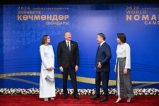 President Ilham Aliyev, and First Lady Mehriban Aliyeva attend opening ceremony of 6th World Nomad Games in Bishkek (PHOTO/VIDEO)