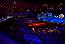 President Ilham Aliyev, and First Lady Mehriban Aliyeva attend opening ceremony of 6th World Nomad Games in Bishkek (PHOTO/VIDEO)