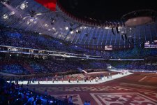 President Ilham Aliyev, and First Lady Mehriban Aliyeva attend opening ceremony of 6th World Nomad Games in Bishkek (PHOTO/VIDEO)