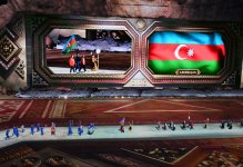 President Ilham Aliyev, and First Lady Mehriban Aliyeva attend opening ceremony of 6th World Nomad Games in Bishkek (PHOTO/VIDEO)