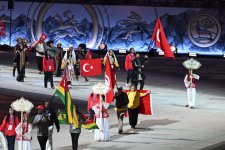 President Ilham Aliyev, and First Lady Mehriban Aliyeva attend opening ceremony of 6th World Nomad Games in Bishkek (PHOTO/VIDEO)
