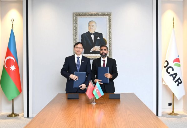 Azerbaijan's SOCAR and Chinese CNOOC sign memorandum of understanding