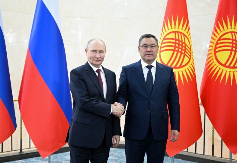 Kyrgyz, Russian presidents discuss strategic partnership and bilateral ties