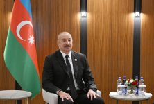 President Ilham Aliyev meets with President Recep Tayyip Erdogan in Bishkek (PHOTO)