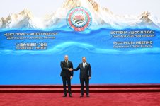 President Ilham Aliyev attends SCO Plus format meeting (PHOTO)