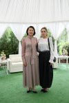 First Lady Mehriban Aliyeva views exhibition of handicrafts by masters of decorative and applied arts in Bishkek (PHOTO)