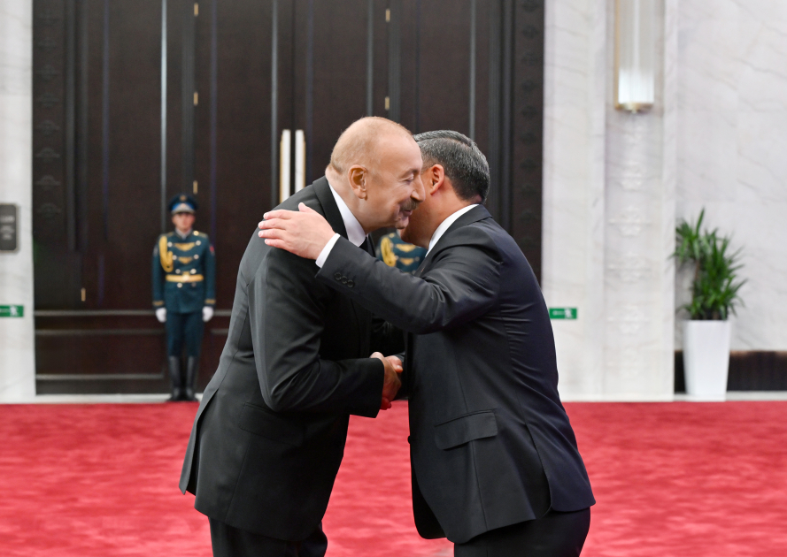 President Ilham Aliyev attends SCO Plus format meeting (PHOTO)