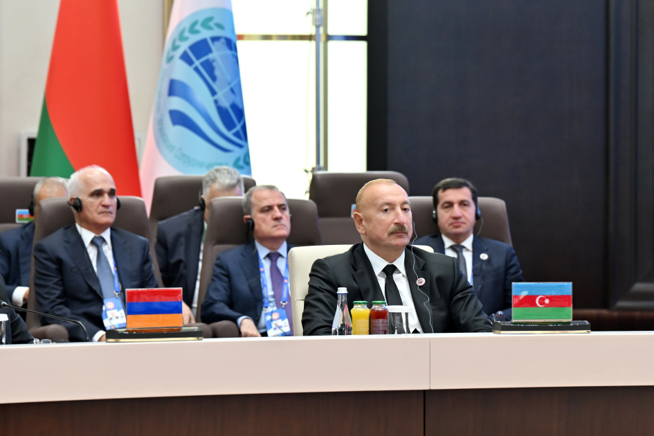 President Ilham Aliyev addressed SCO Plus format meeting - FULL SPEECH (PHOTO/VIDEO)