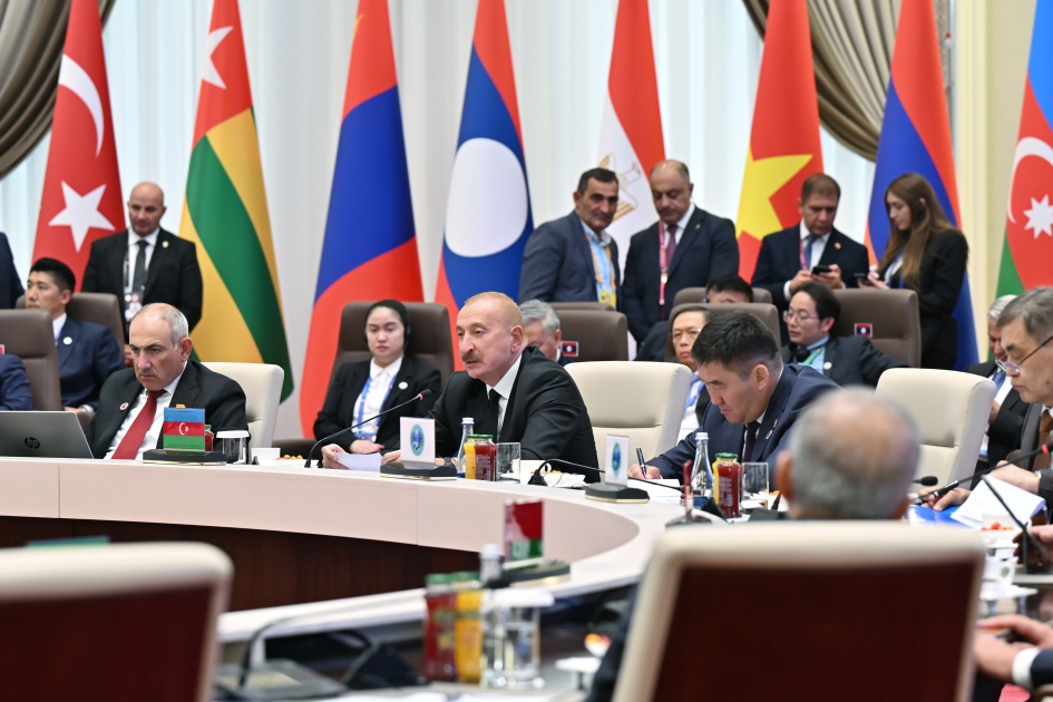 President Ilham Aliyev addressed SCO Plus format meeting - FULL SPEECH (PHOTO/VIDEO)