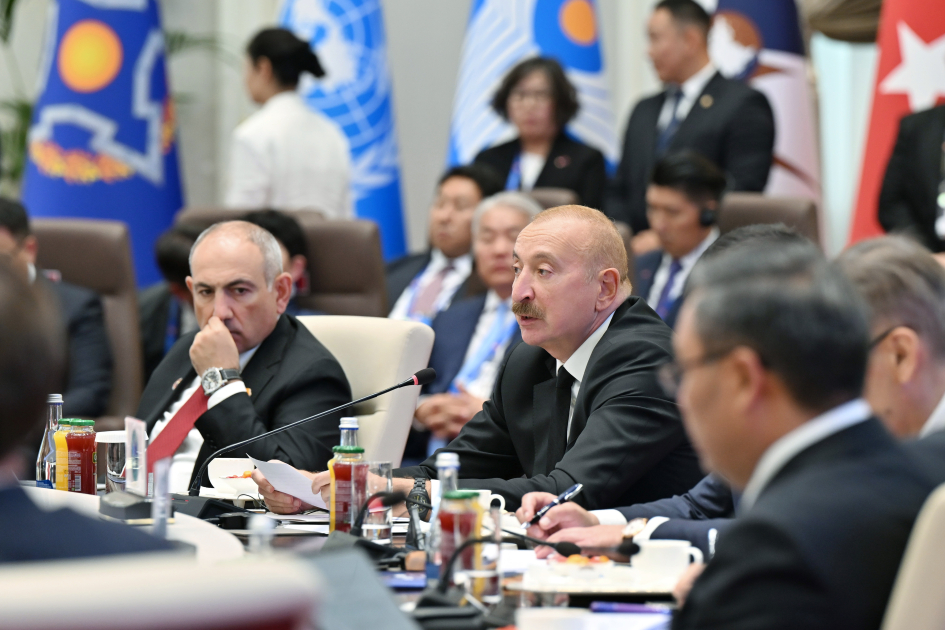 President Ilham Aliyev addressed SCO Plus format meeting - FULL SPEECH (PHOTO/VIDEO)