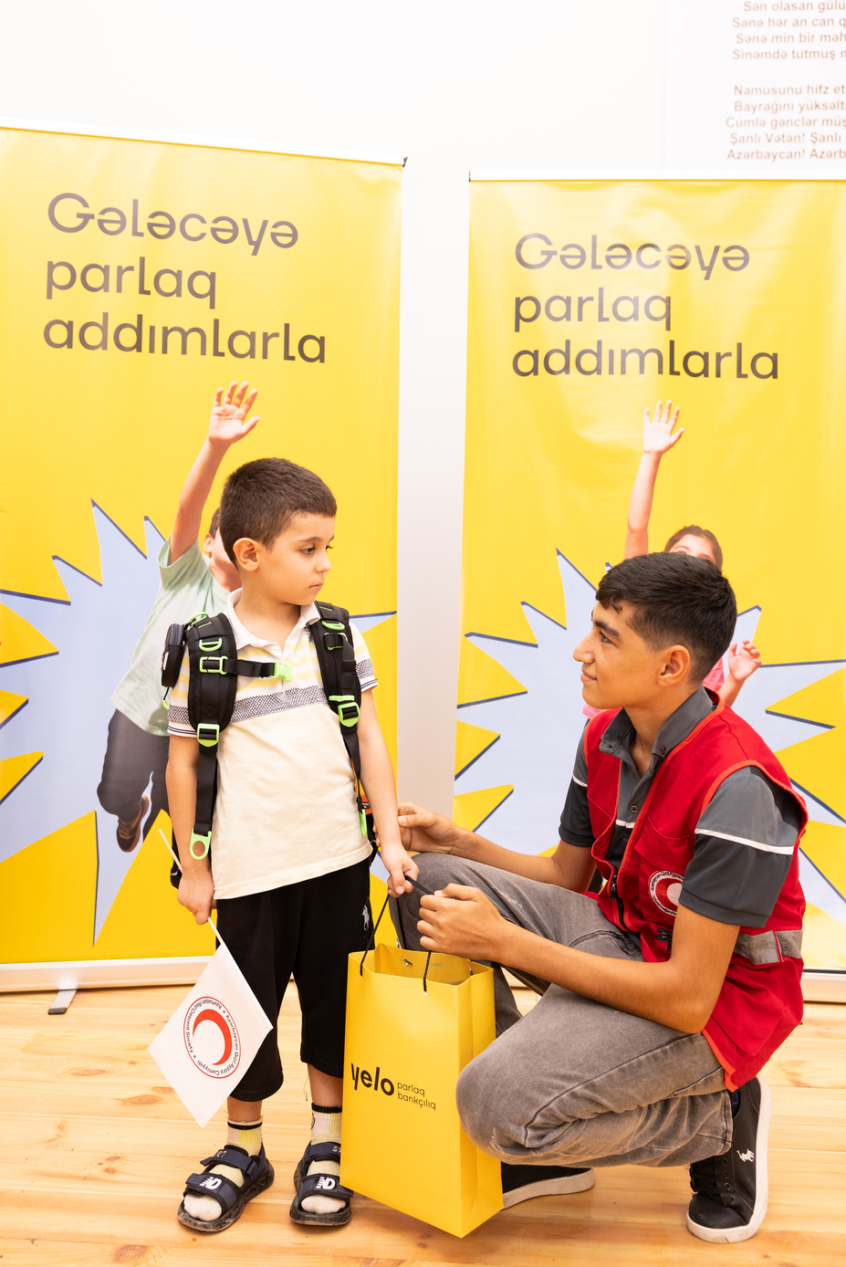 Yelo Bank shared the school excitement of first-graders in Jabrayil! (PHOTO)