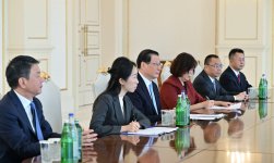 President Ilham Aliyev receives delegation led by Prosecutor General of Supreme People's Procuratorate of China (PHOTO/VIDEO)