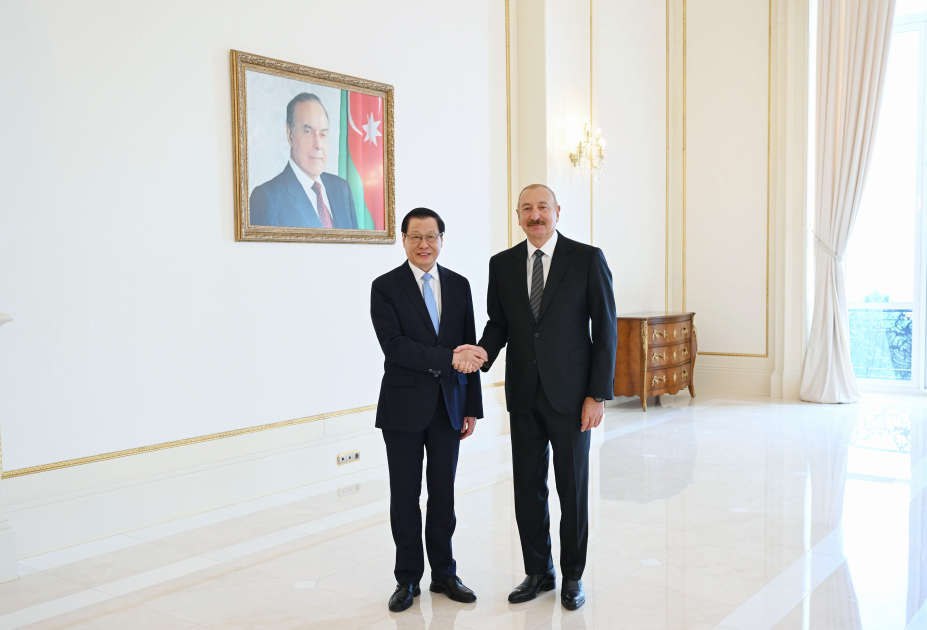 President Ilham Aliyev receives delegation led by Prosecutor General of Supreme People's Procuratorate of China (PHOTO/VIDEO)
