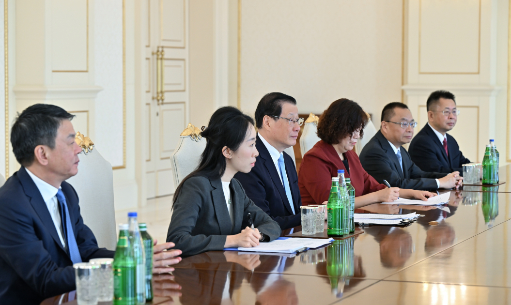 President Ilham Aliyev receives delegation led by Prosecutor General of Supreme People's Procuratorate of China (PHOTO/VIDEO)