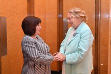Azerbaijan's Parliament Speaker holds talks with UN Geneva chief (PHOTO)