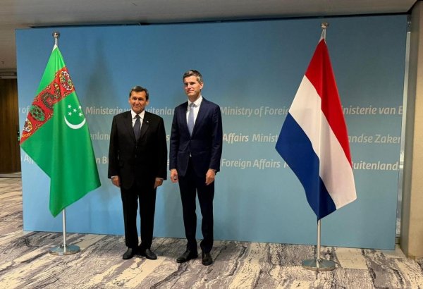 Turkmen and Dutch foreign ministers hold talks in The Hague