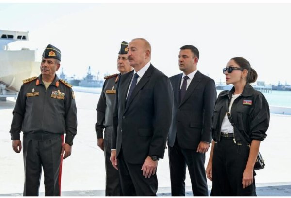 Footage of President Ilham Aliyev's visit to Azerbaijani Navy with First Lady Mehriban Aliyeva posted on his social media (VIDEO)