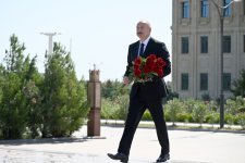 President Ilham Aliyev and First Lady Mehriban Aliyeva visit Azerbaijani Navy (PHOTO)