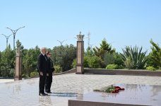 President Ilham Aliyev and First Lady Mehriban Aliyeva visit Azerbaijani Navy (PHOTO)