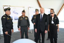 President Ilham Aliyev and First Lady Mehriban Aliyeva visit Azerbaijani Navy (PHOTO)