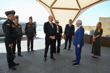 President Ilham Aliyev and First Lady Mehriban Aliyeva visit Azerbaijani Navy (PHOTO)
