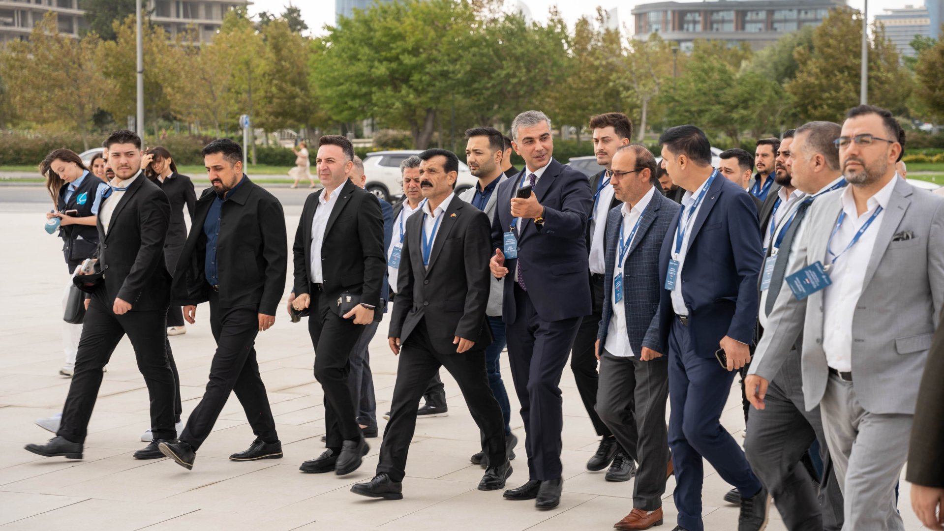 Azerbaijani religious figures visit Victory Monument in Baku (PHOTO)