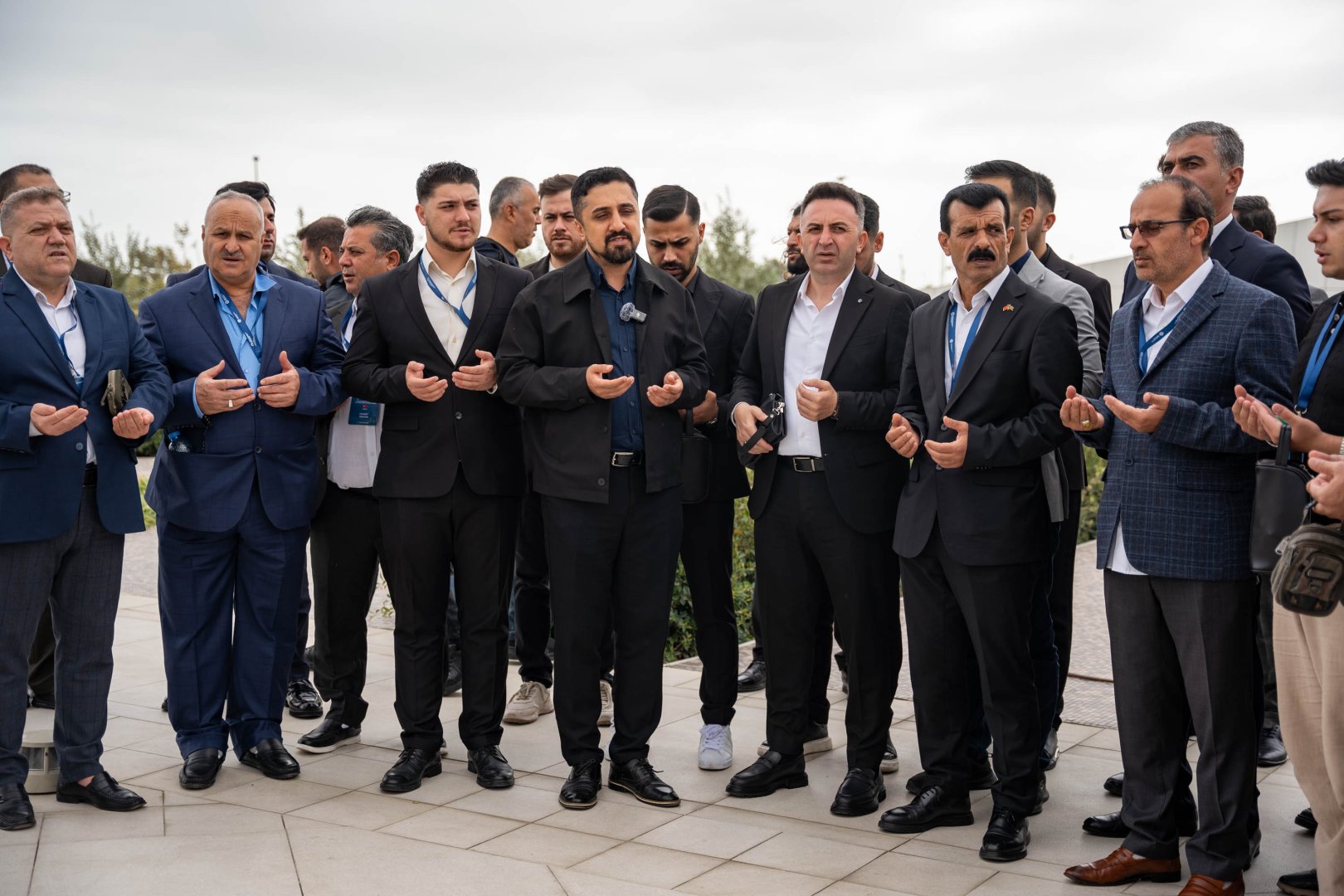 Azerbaijani religious figures visit Victory Monument in Baku (PHOTO)
