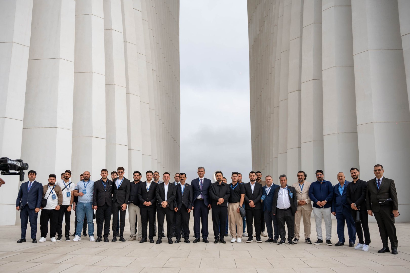 Azerbaijani religious figures visit Victory Monument in Baku (PHOTO)