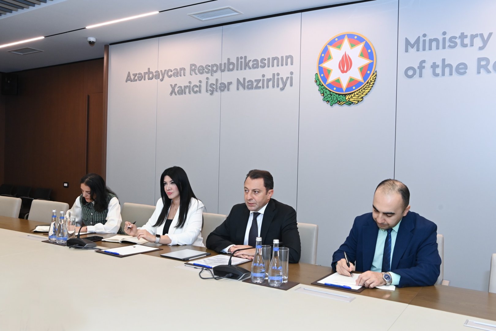 Azerbaijan and U.S. discuss peace process and TRIPP project (PHOTO)