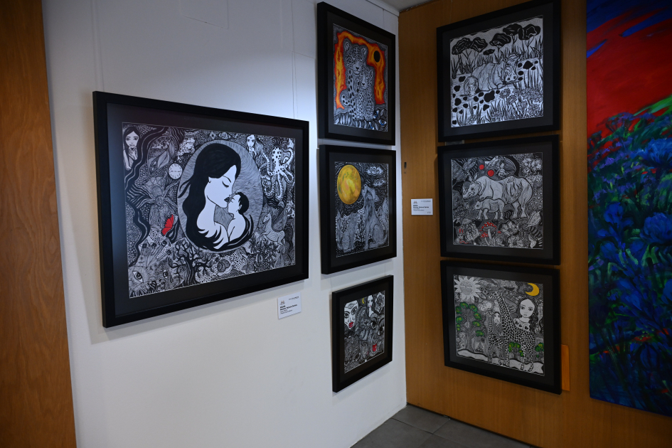 Heydar Aliyev Foundation VP Leyla Aliyeva, Arzu Aliyeva attend MAMA “Mother Nature” international art exhibition in Madrid (PHOTO)