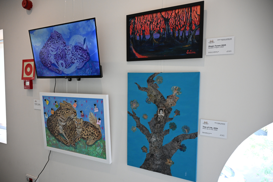 Heydar Aliyev Foundation VP Leyla Aliyeva, Arzu Aliyeva attend MAMA “Mother Nature” international art exhibition in Madrid (PHOTO)