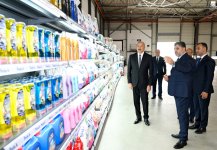President Ilham Aliyev attends opening of paper and hygiene products manufacturing facility in Garadagh district (PHOTO)