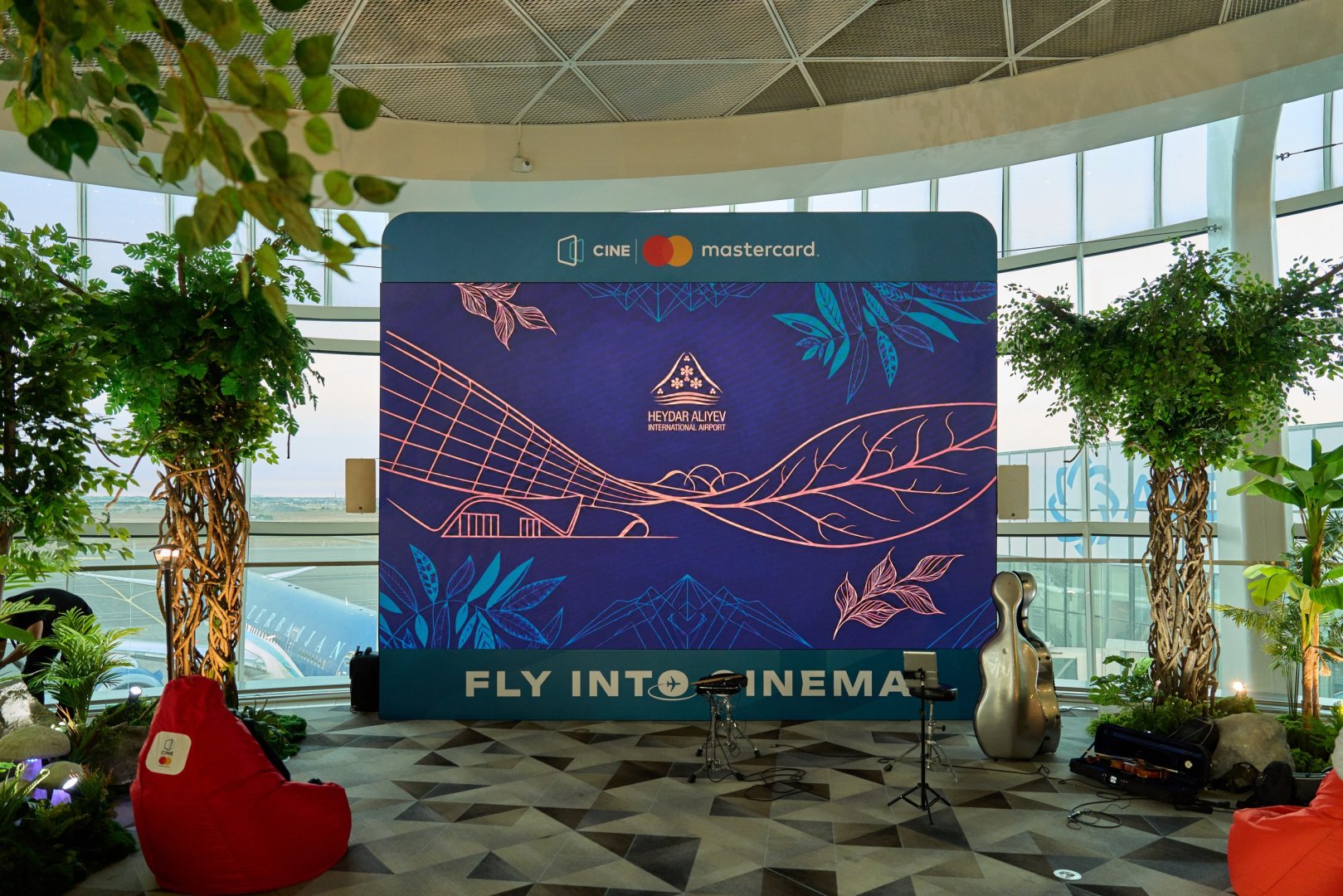 Baku Airport opens new entertainment and relaxation zone for passengers (PHOTO)