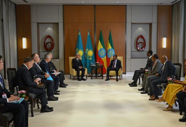 Kazakhstan's Tokayev holds meeting with Ethiopian PM