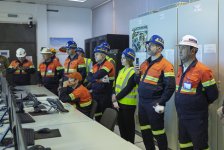 Azerbaijani delegation visits Altynken gold mine and gold refinery in Kyrgyzstan (PHOTO)