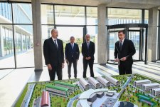 President Ilham Aliyev attends opening of 1st phase of “SABAH.city” innovation campus (PHOTO)