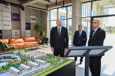 President Ilham Aliyev attends opening of 1st phase of “SABAH.city” innovation campus (PHOTO)