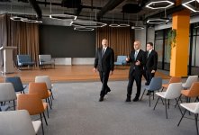 President Ilham Aliyev attends opening of 1st phase of “SABAH.city” innovation campus (PHOTO)