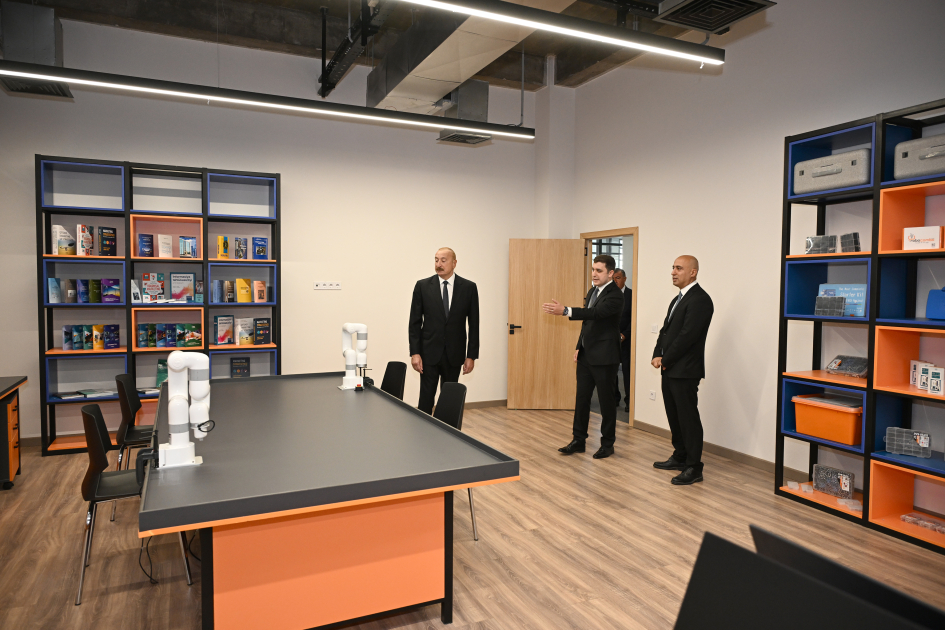 President Ilham Aliyev attends opening of 1st phase of “SABAH.city” innovation campus (PHOTO)