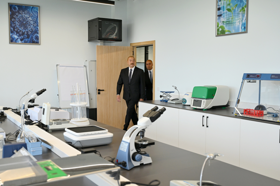 President Ilham Aliyev attends opening of 1st phase of “SABAH.city” innovation campus (PHOTO)