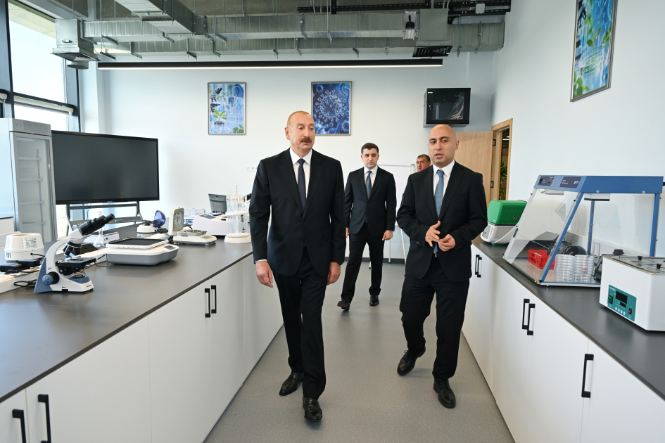 President Ilham Aliyev attends opening of 1st phase of “SABAH.city” innovation campus (PHOTO)