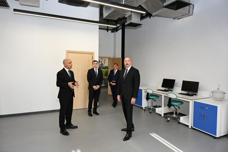 President Ilham Aliyev attends opening of 1st phase of “SABAH.city” innovation campus (PHOTO)