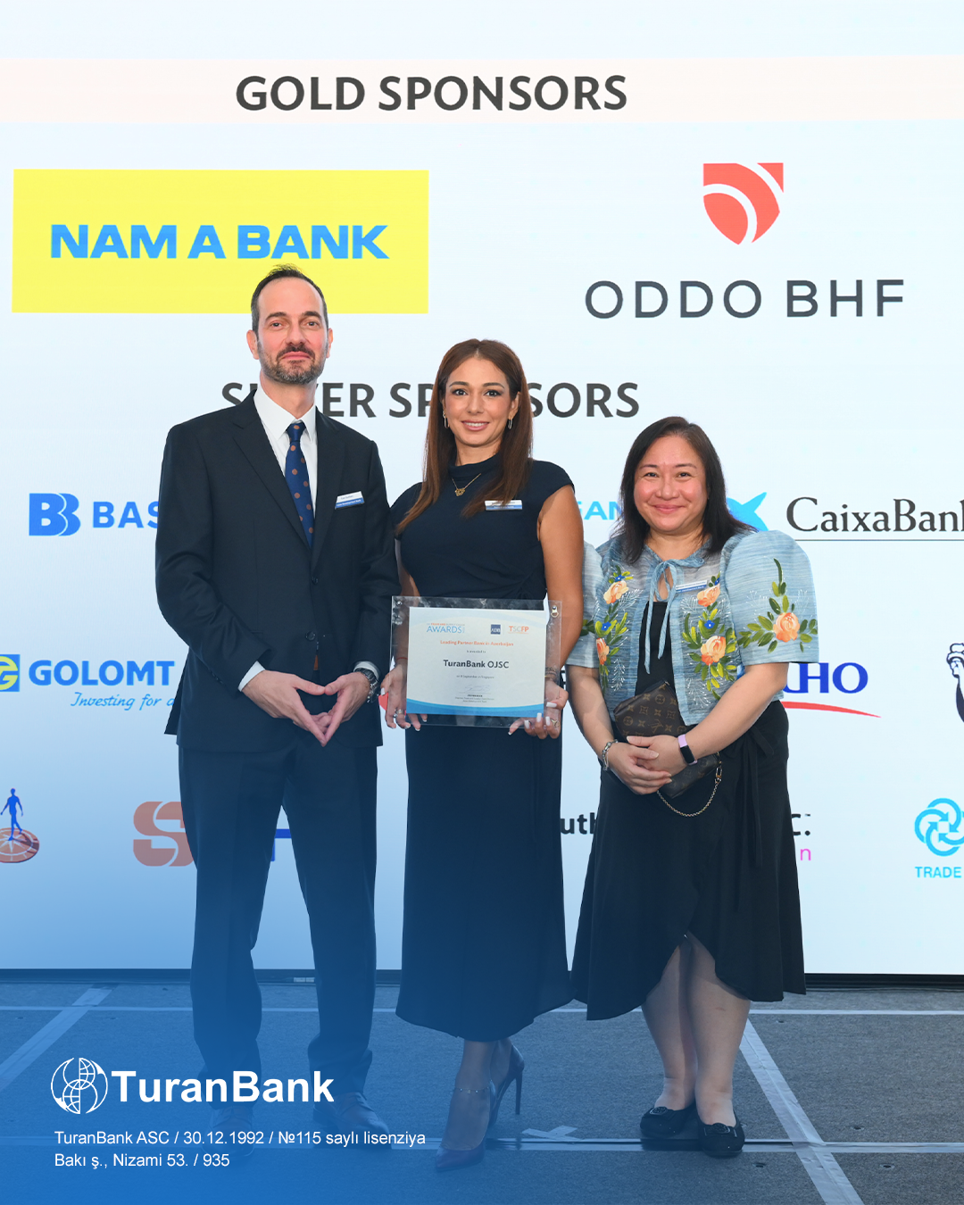 TuranBank honored with prestigious international recognition as Azerbaijan’s leading partner bank (PHOTO)