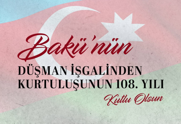 Turkish MFA shares post marking 108th anniversary of Baku’s liberation